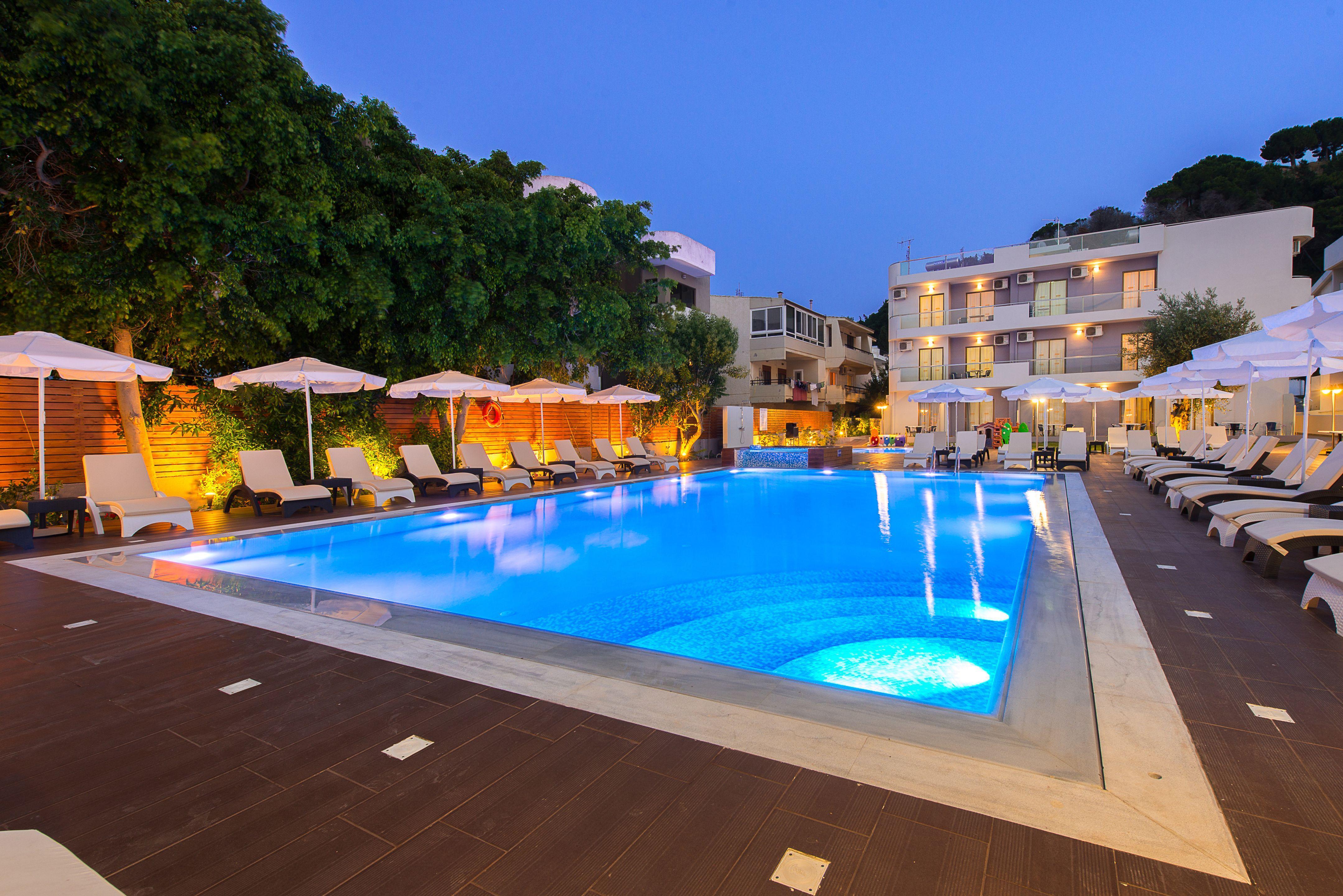 Sunny Days Hotel Ixia (Rhodes) Exterior foto