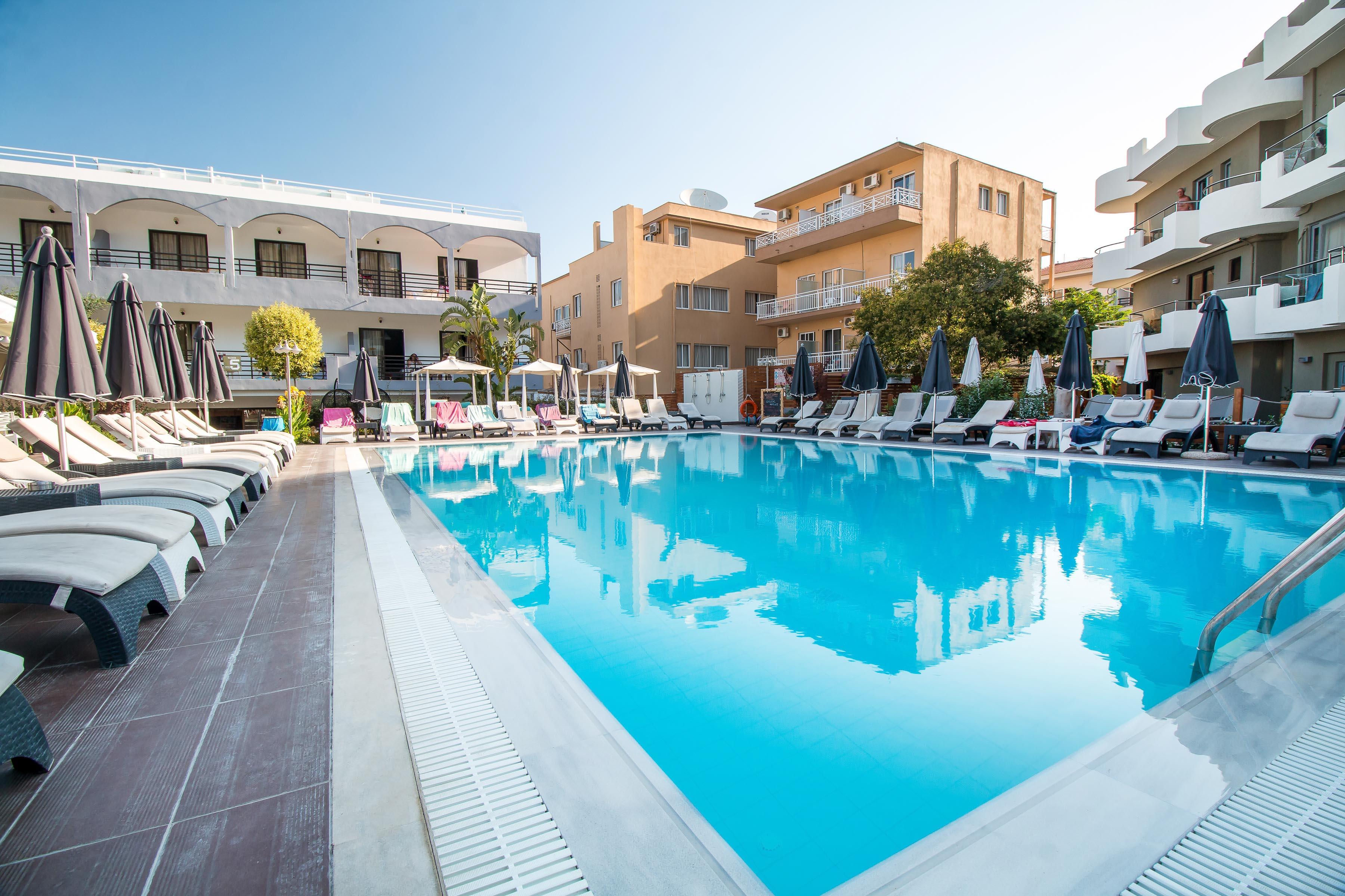 Sunny Days Hotel Ixia (Rhodes) Exterior foto